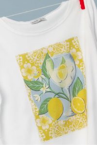 Lemons μπλούζα t-shirt με στάμπα