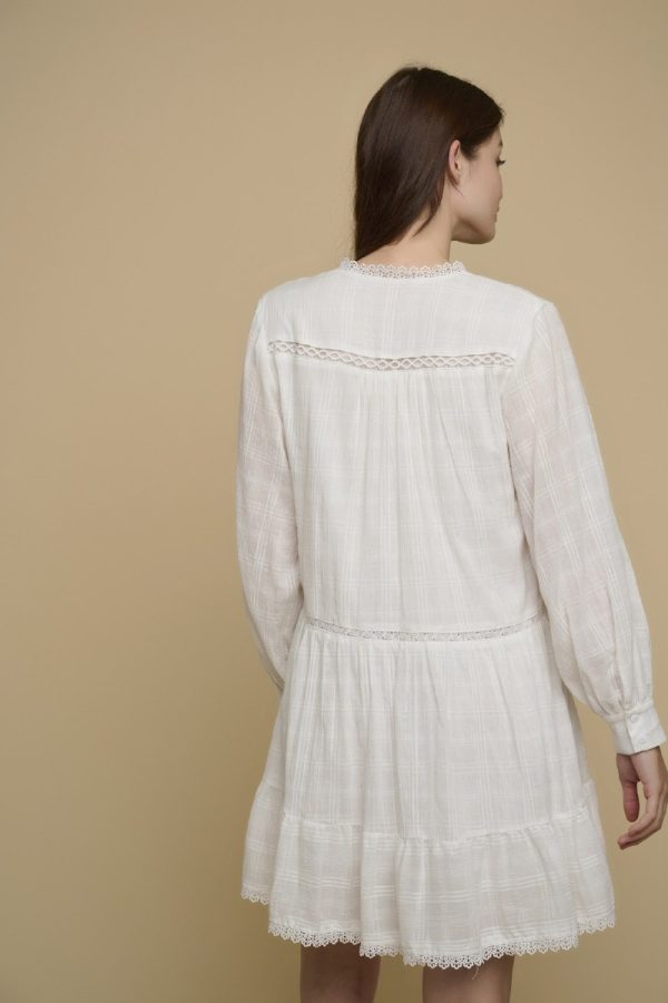 Φόρεμα κοντό λευκό
