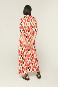 Φόρεμα μακρύ σεμιζιέ με print