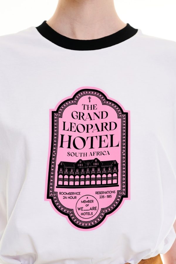 T-shirt oversized Grand Leopard hotel
